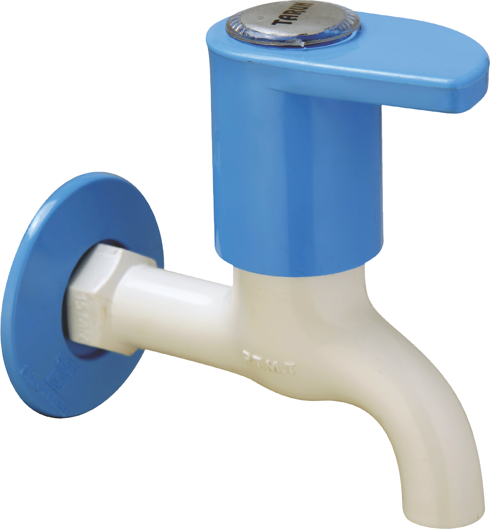 Ptmt Bib Cock - Isi Certified, 15mm Size | Multi-color, Wall Mount Design, Lightweight Polytetramethylene Terephthalate Material