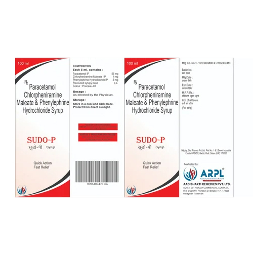 Paracetamol Chlorpheniramine Maleate And Phenylephrine Hydrochloride Syrup - Dosage Form: Solid