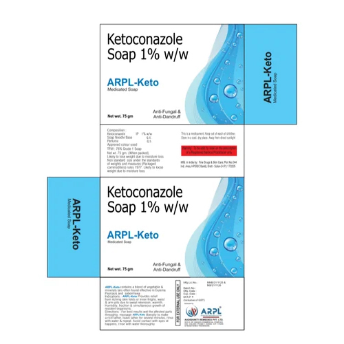 Ketoconazole Soap - Color: White