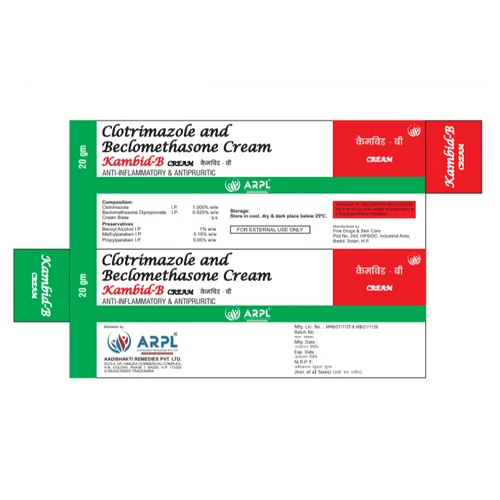 Clotrimazole And Beclomethasone Cream - Purity: 99%