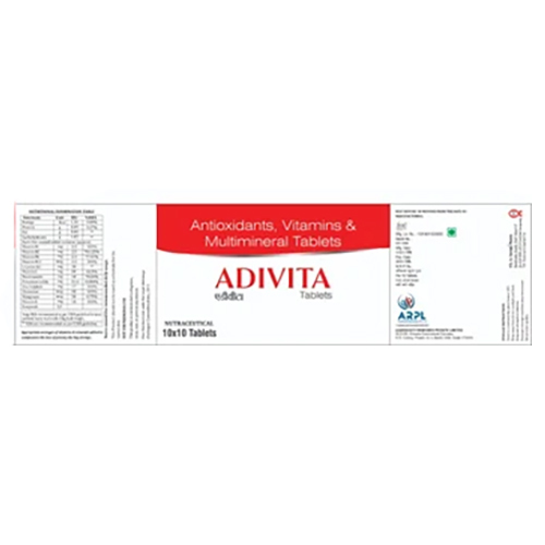 Antioxidants Multivitamin Mineral Herbal Tablets - Dosage Form: Solid