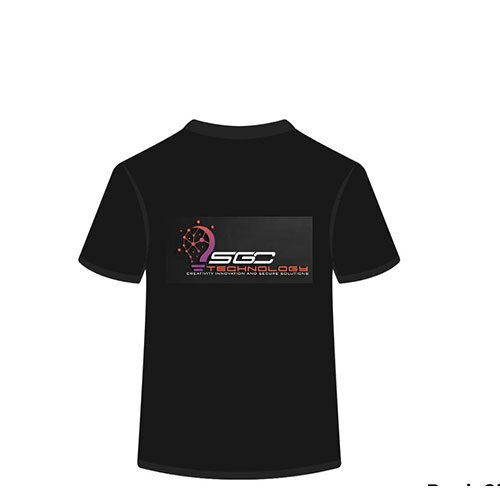 Customized Tshirt For Employee - Color: Black