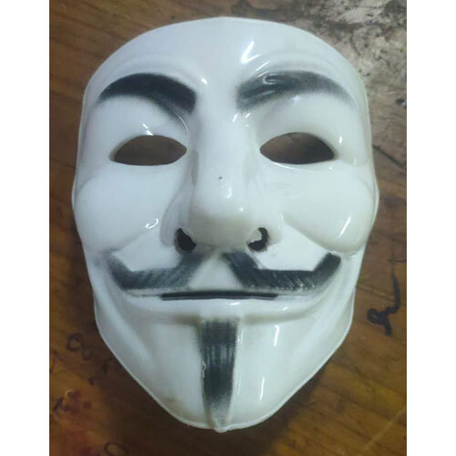 Hacker Face Mask - Color: White