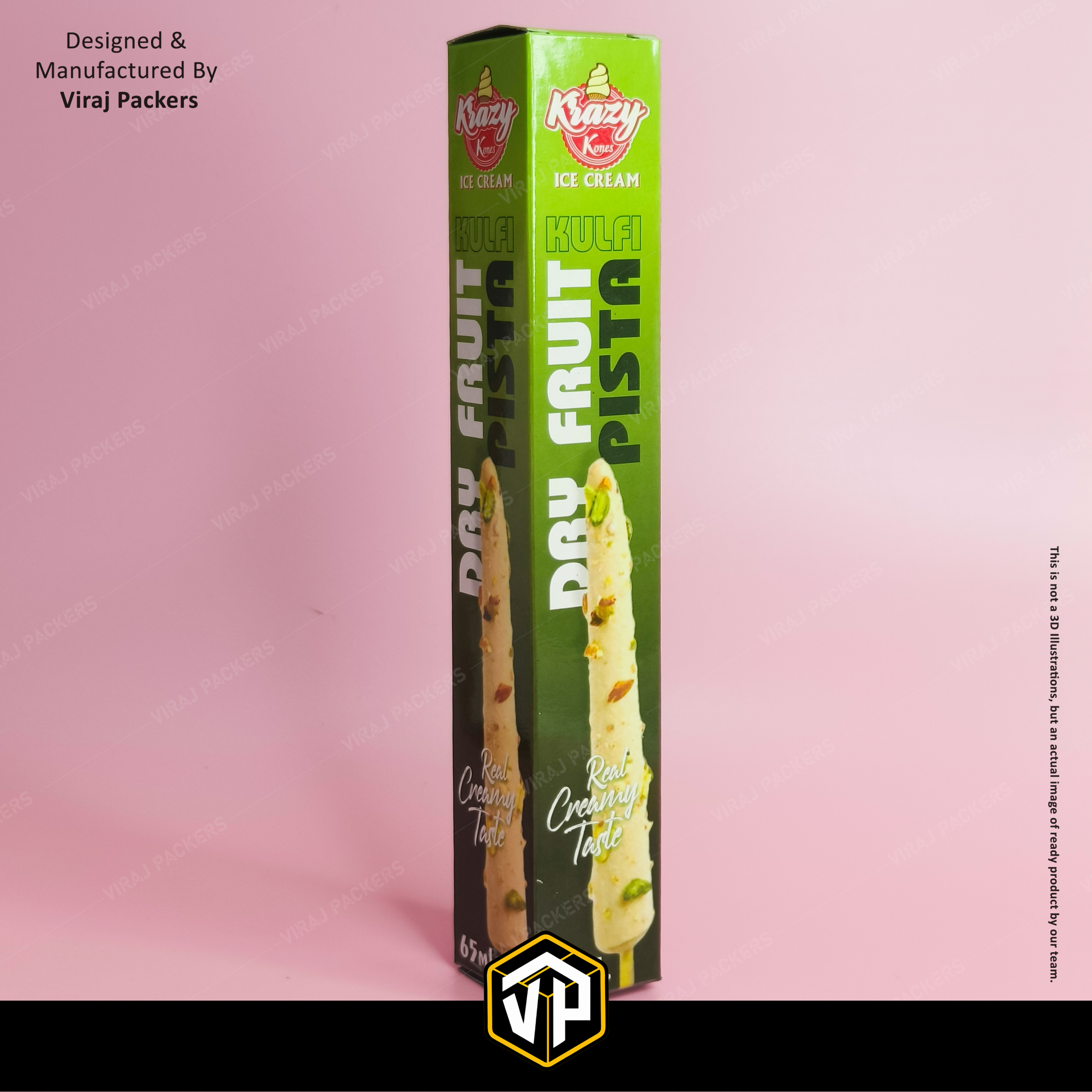 Kulfi Boxes - Finishing: Glossy Lamination