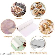 Chefsmartr Grease Proof Paper Roll - Color: Plain