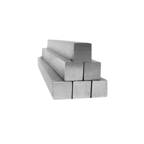 Aluminium Square Bar - Color: Silver