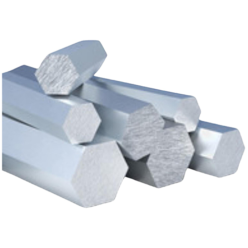 Aluminium Hex Bar - Color: Silver