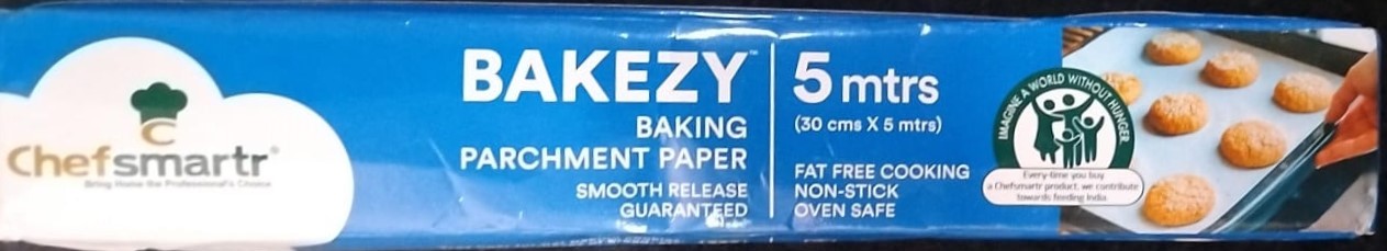 Baking Parchment Paper Roll - Soft Paper Material, 00.01mm Thickness | Double Coated For Versatile Kitchen Use