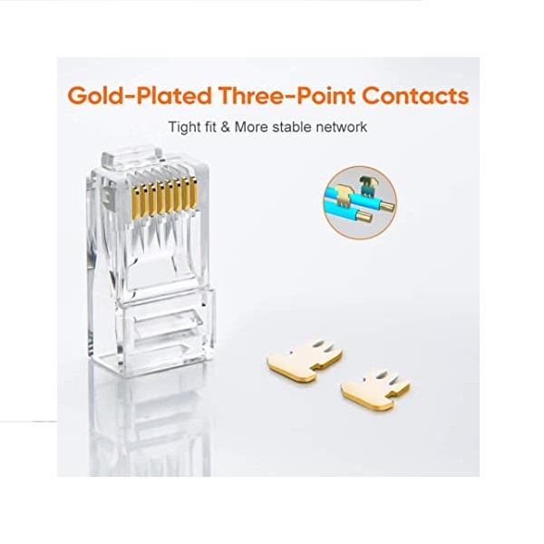 Rj-45 Cat-6 Pass Though Connector