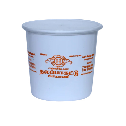 1500ml White Plastic Biryani Box