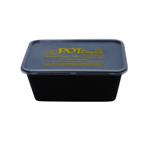 1000Ml Black Biryani Box - Feature: Disposable