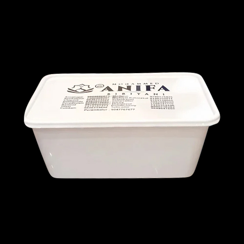 1000Ml White Biryani Box - Feature: Disposable