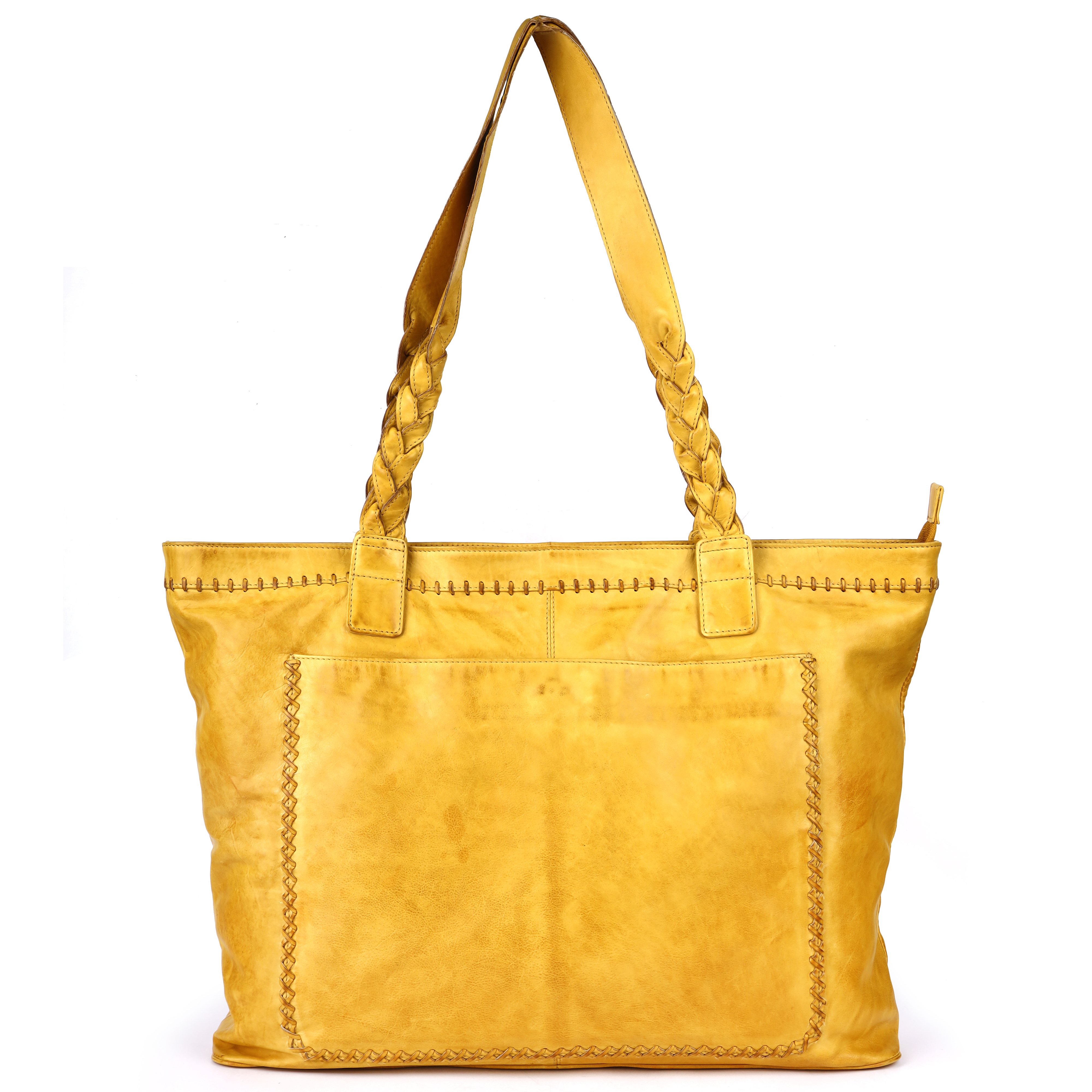 Sunrise Braided Tote - Material: ]