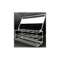 Folding 10 Piece Sports Bottle Carrier - Metal