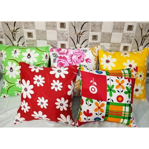 Floral Printed Pillow Cover - Color: Different Available