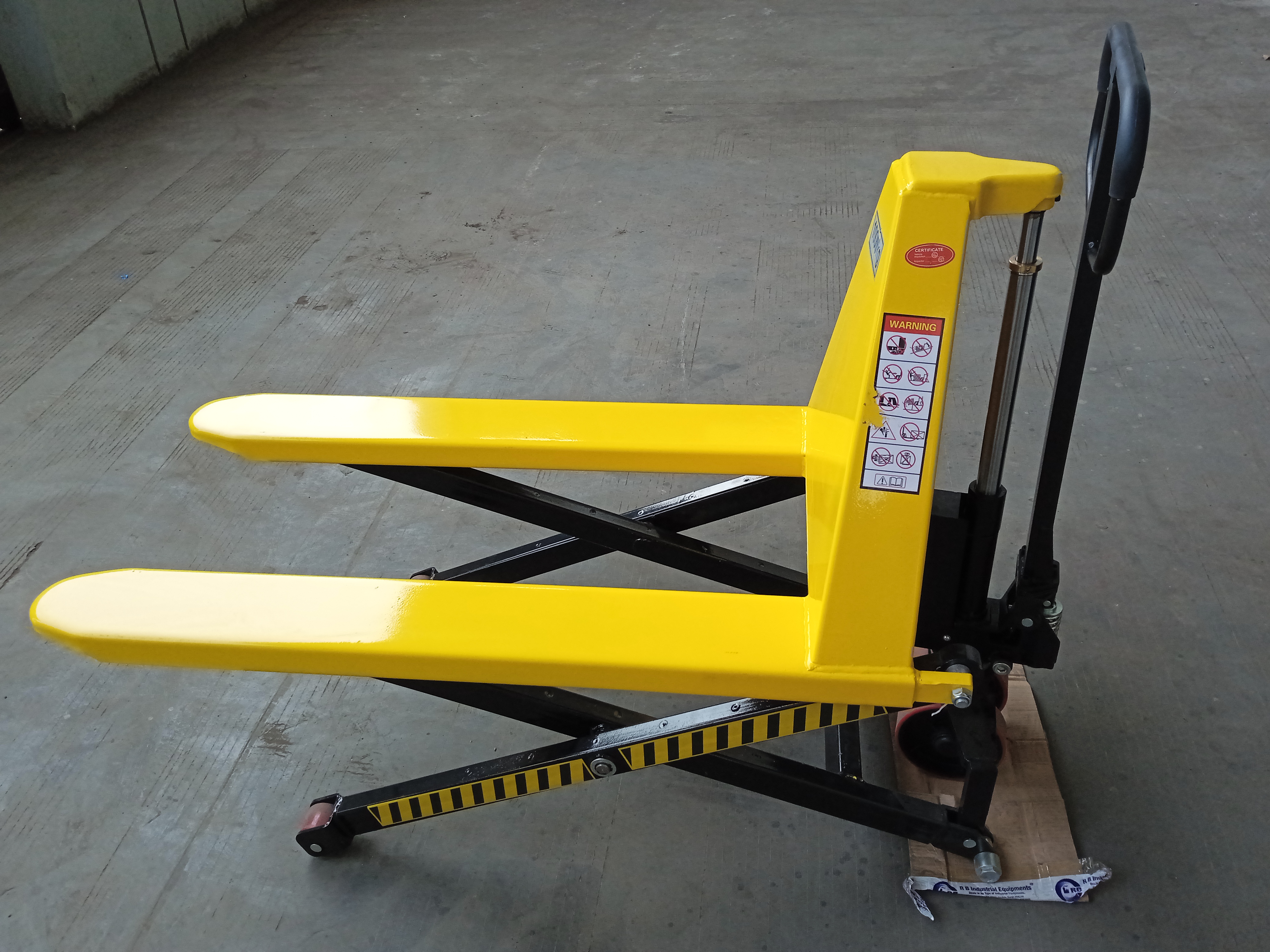 Hand Operated High Lift Pallet Truck