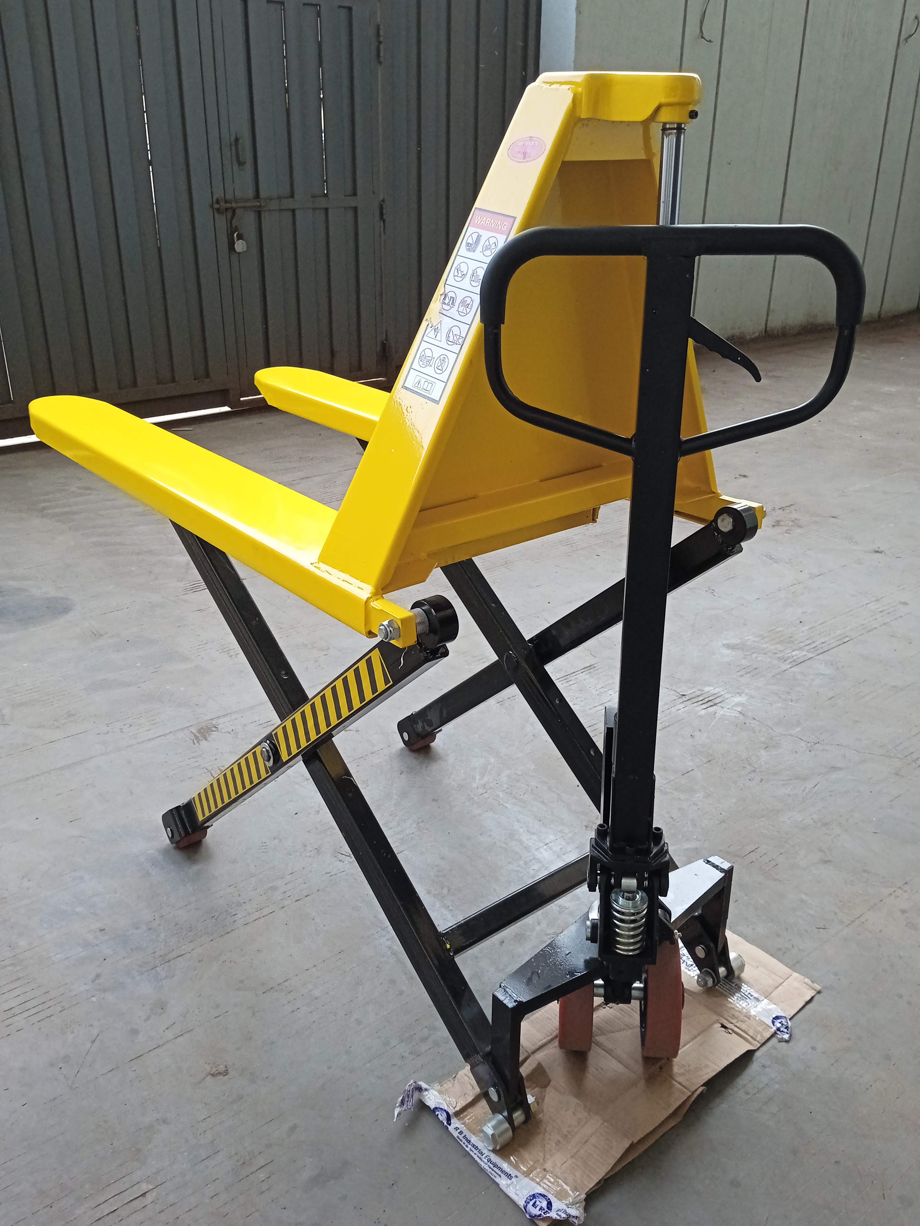 Hand Operated High Lift Pallet Truck