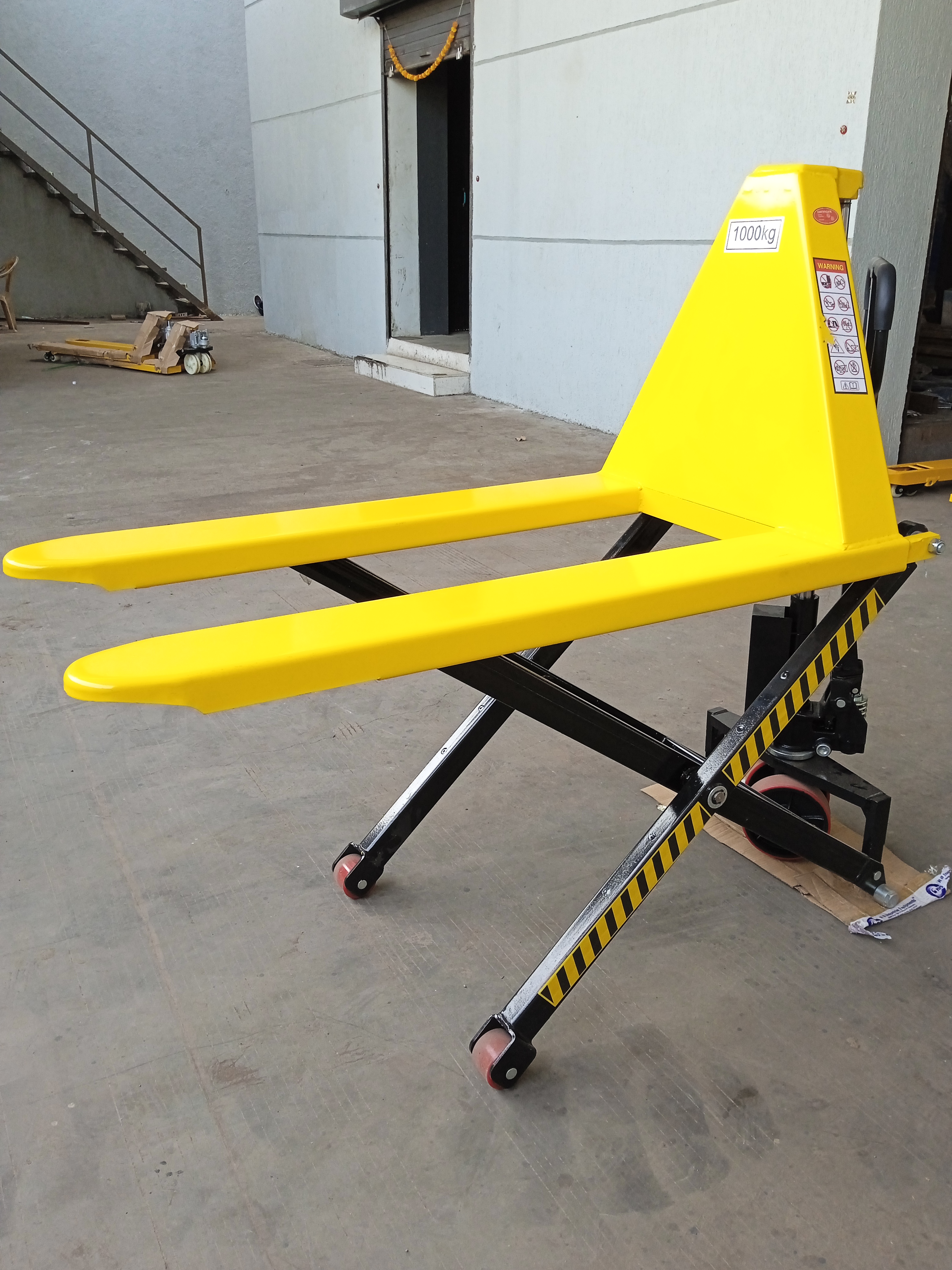 Hand Operated High Lift Pallet Truck