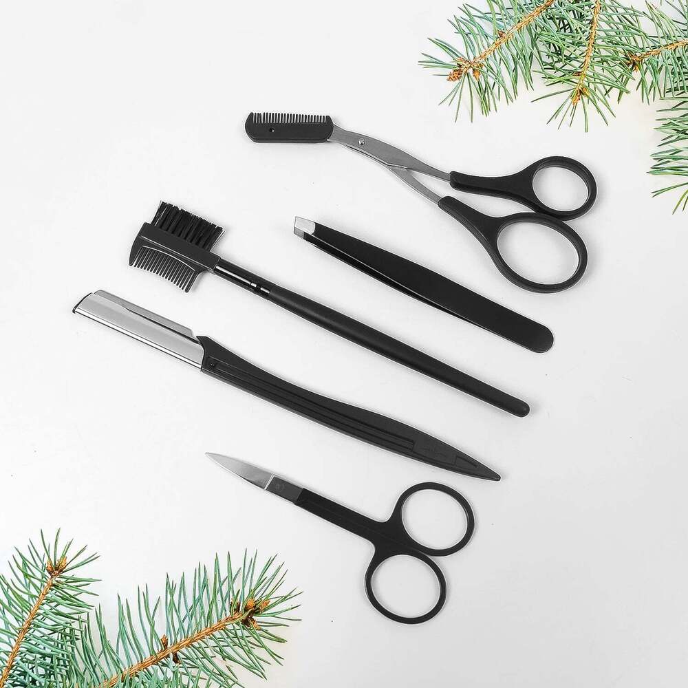 Eyebrow Kit, 5 in 1 Tweezers for Eyebrowss