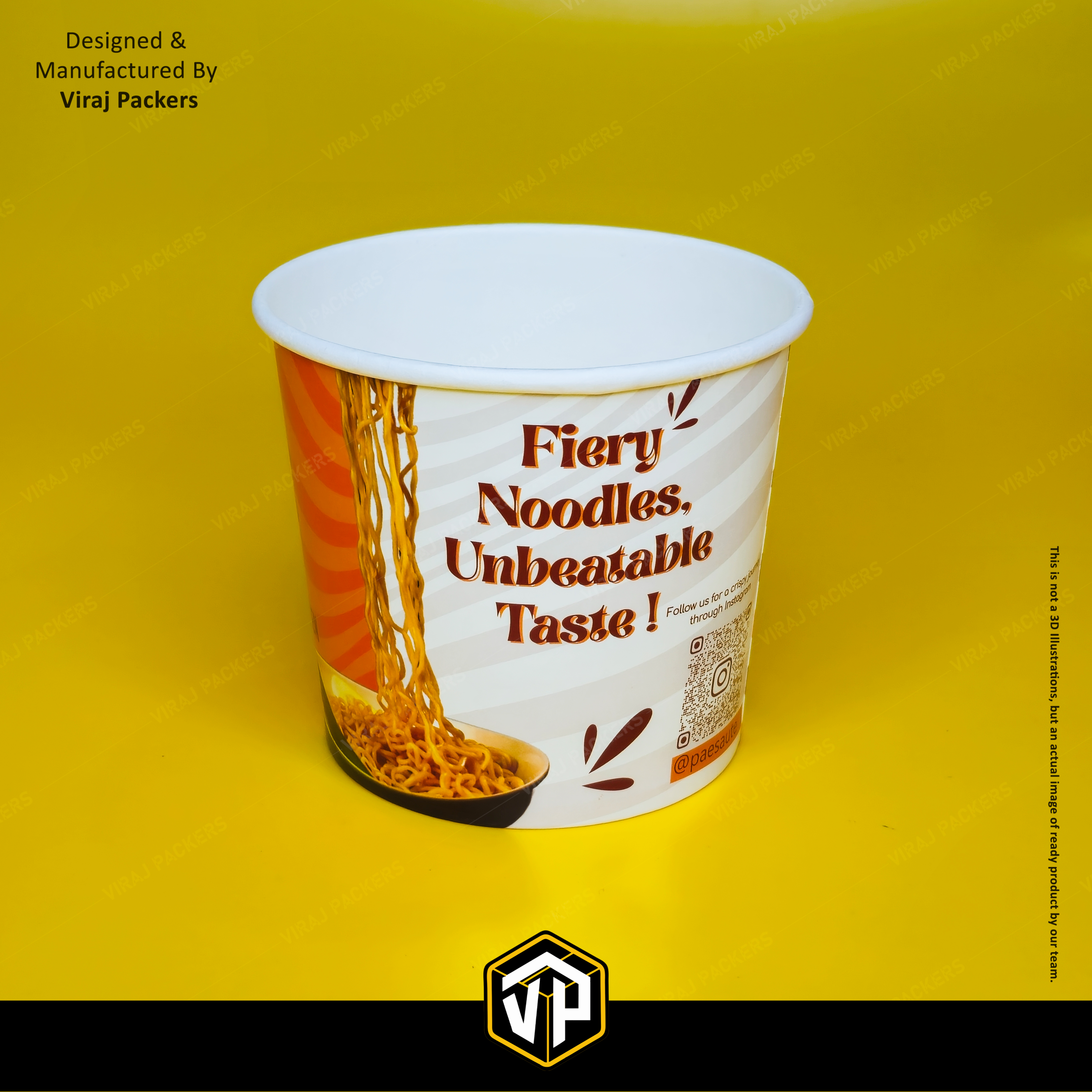 750 Ml Food Packaging Container - Finishing: Glossy Lamination