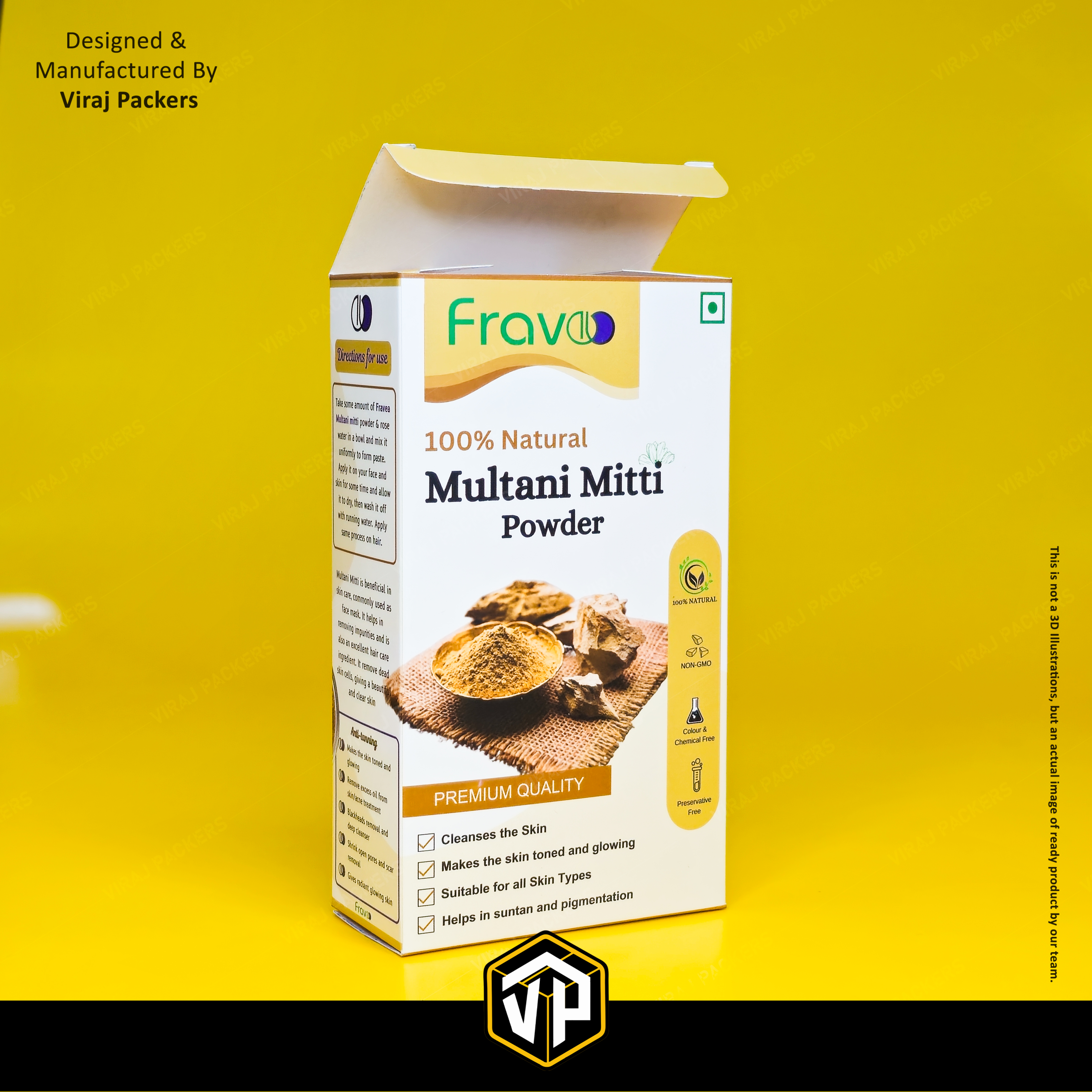 Multani Mitti Packaging Ideas - Finishing: Glossy Lamination