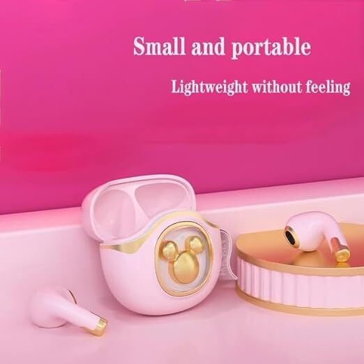 Cherrybox Wireless Headphones Noise Reduction Earphone Bluetooth 5.3v Wrap Around Surround Sound - Body Material: Plastic