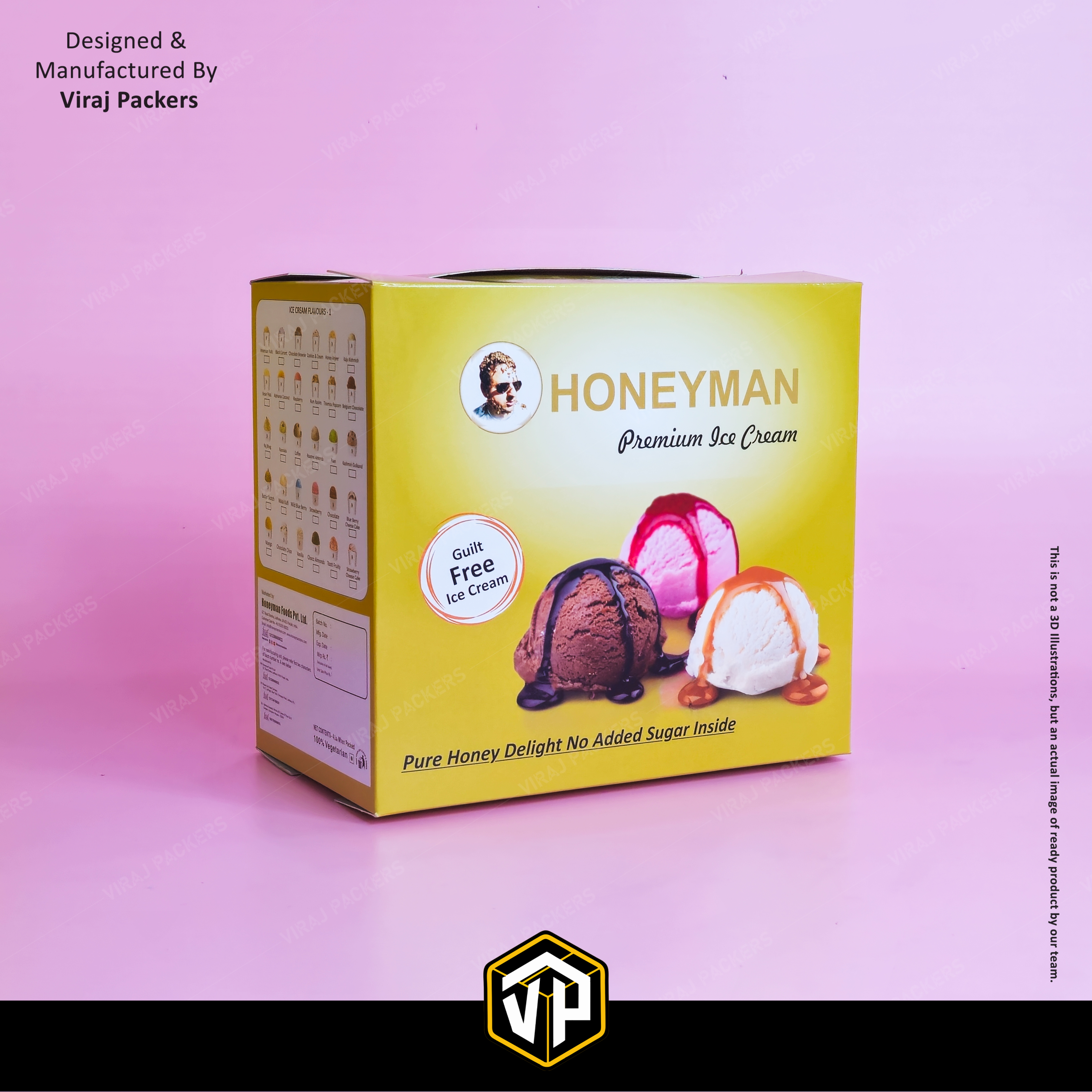 CUSTOMIZE  ICECREAM PACKAGING BOXES