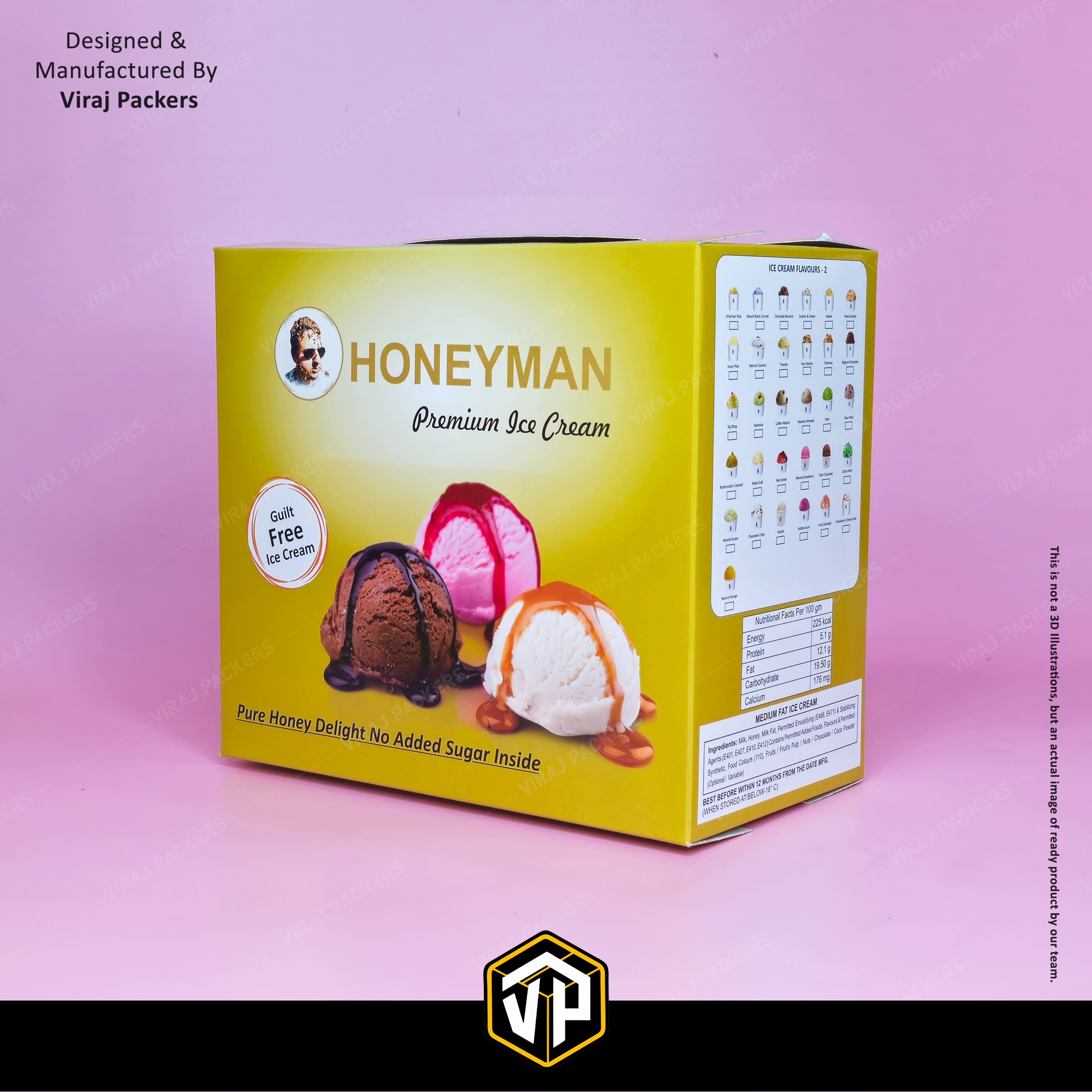 CUSTOMIZE  ICECREAM PACKAGING BOXES