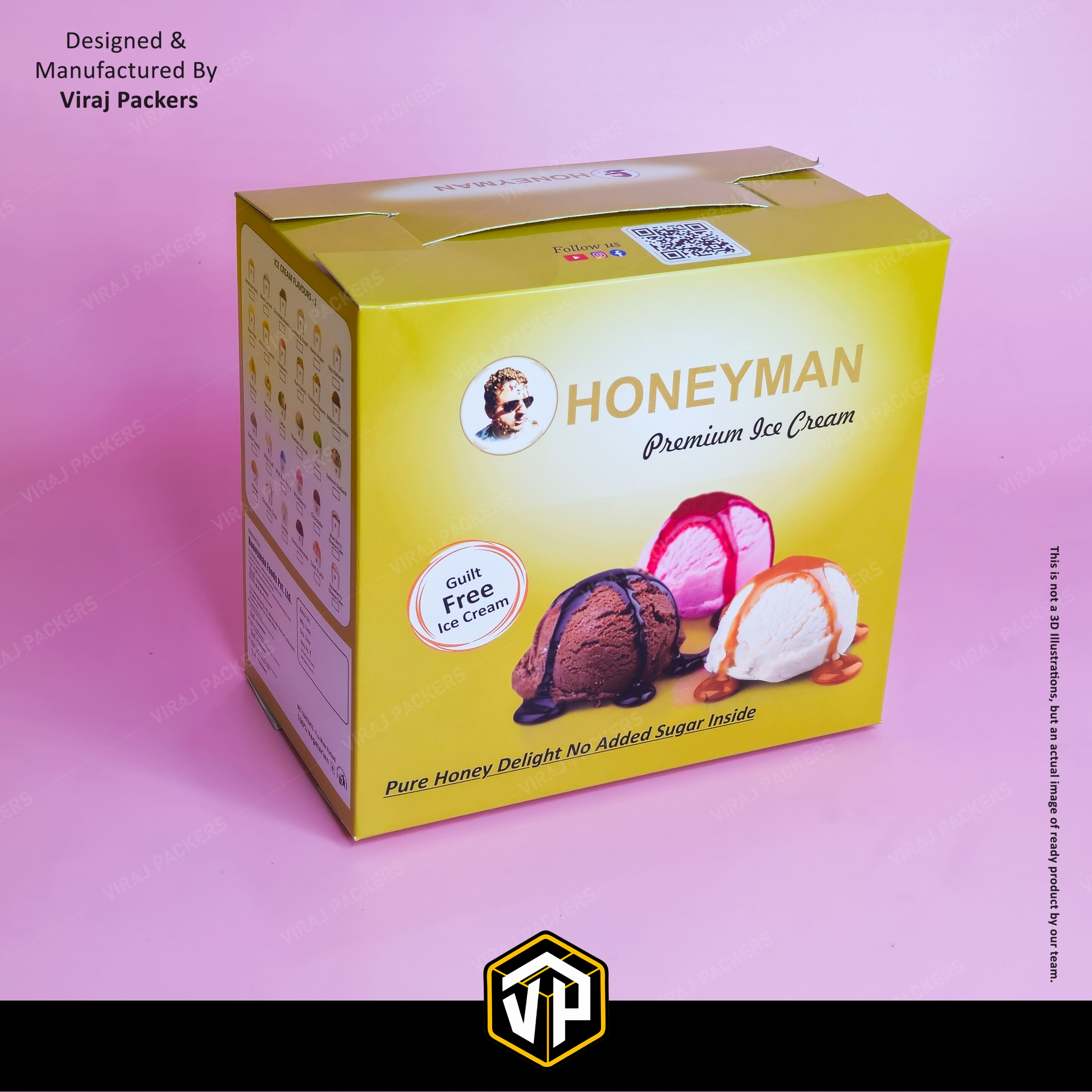 CUSTOMIZE  ICECREAM PACKAGING BOXES