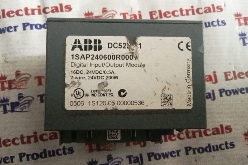 ABB DC522 DIGITAL INPUT OUTPUT MODULE