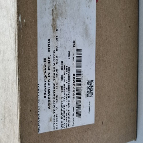 Honeywell Stt3000 Smart Temperature Transmitter Stt25h-0-ene-tte-m00-0d0-00-3h-0 - Application: Industrial