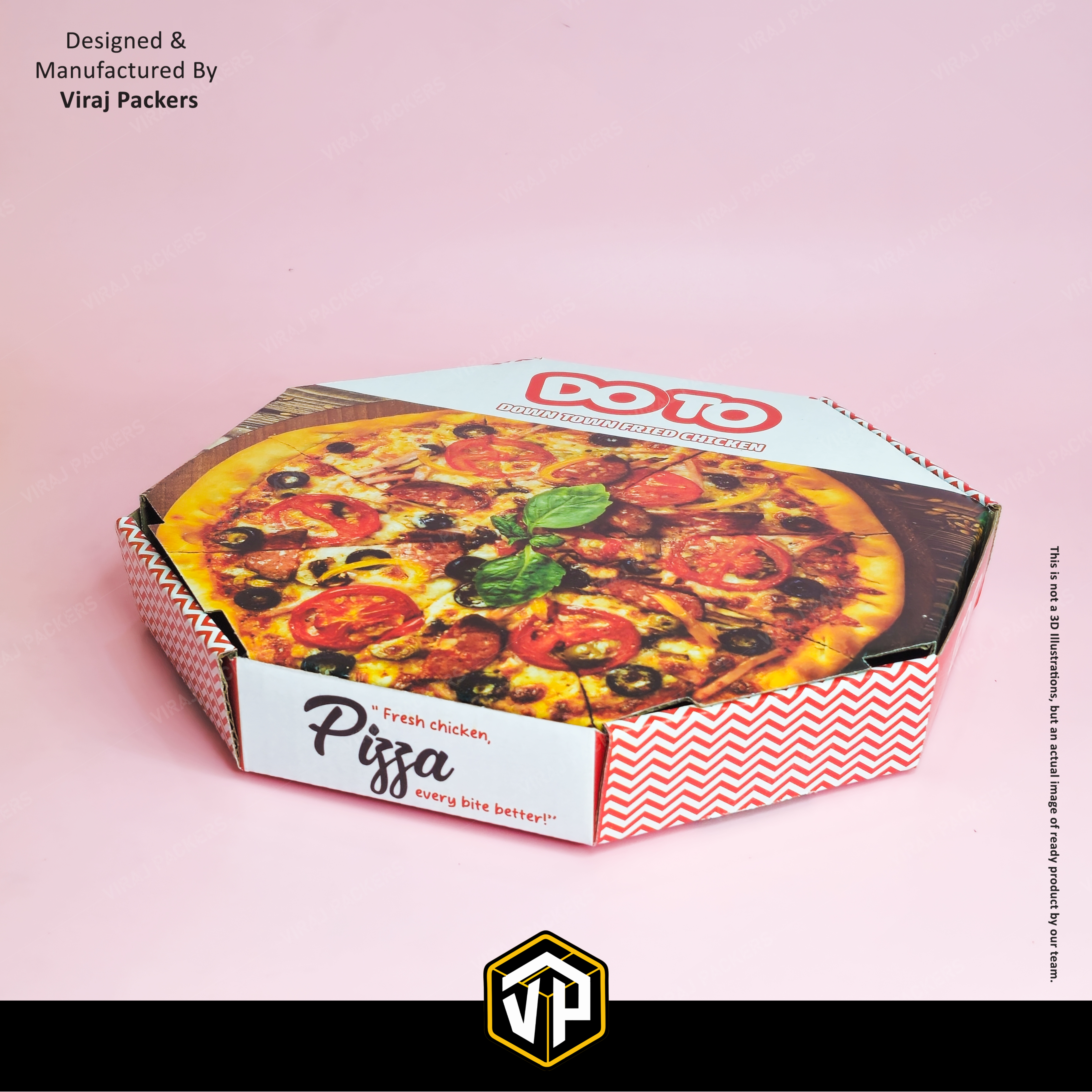 9'' INCH PIZZA PACKAGING BOXES