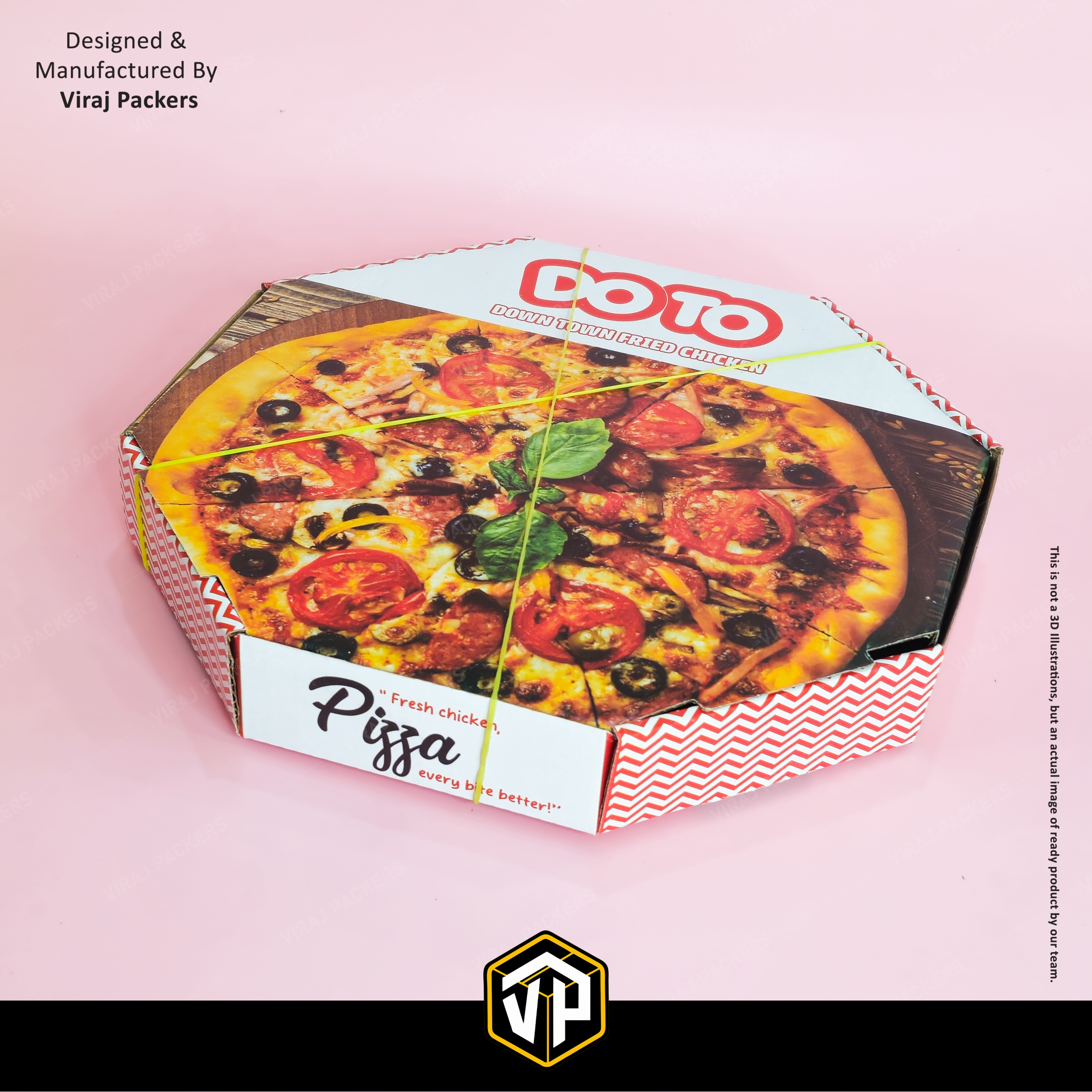 9'' INCH PIZZA PACKAGING BOXES