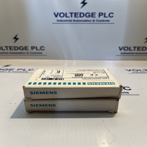 Siemens Miniature Circuit Breaker - C20a 1p 240/415v, Compact Design For Overcurrent Protection In Moderate-load Circuits, Din-rail Mountable With High Breaking Capacity