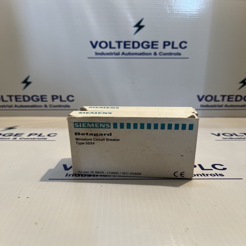 Siemens Miniature Circuit Breaker - C20a 1p 240/415v, Compact Design For Overcurrent Protection In Moderate-load Circuits, Din-rail Mountable With High Breaking Capacity