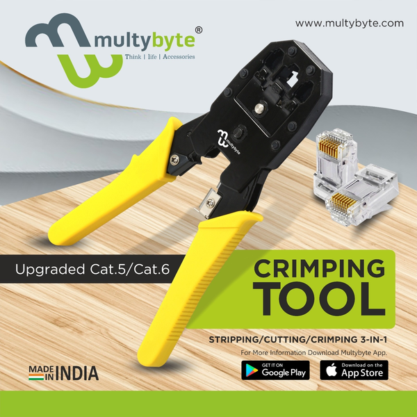 Rj-45 3 In 1 Crimping Tool