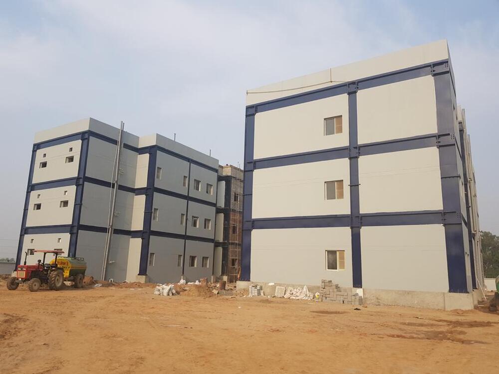 Mezzanine Building - Steel Structure, 25 Year Lifespan, .50 Mm Wall Thickness | Eco-friendly, Corrosion Resistant, Open To Below Floor