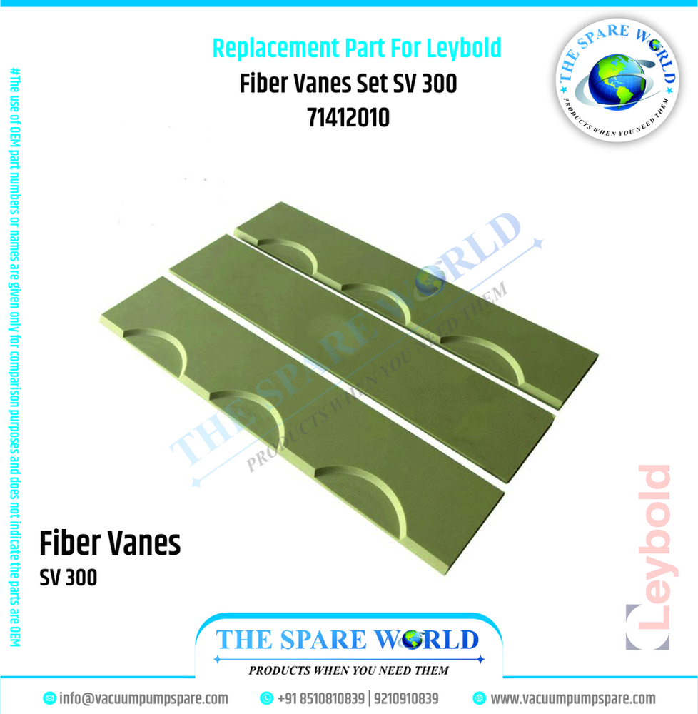 Vanes Set | Sogevac Sv 300 | 71412010 - Application: Vacuum Pump - Leybold