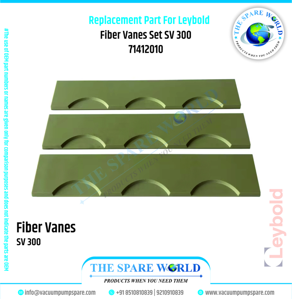 Vanes Set | Sogevac Sv 300 | 71412010 - Application: Vacuum Pump - Leybold