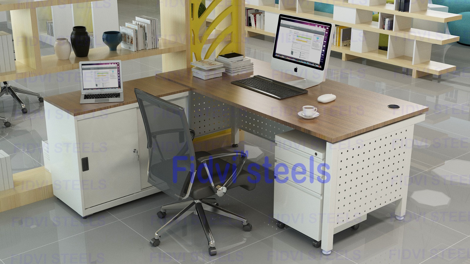 Linear Office Workstation (Single Side & Double Side Seating)