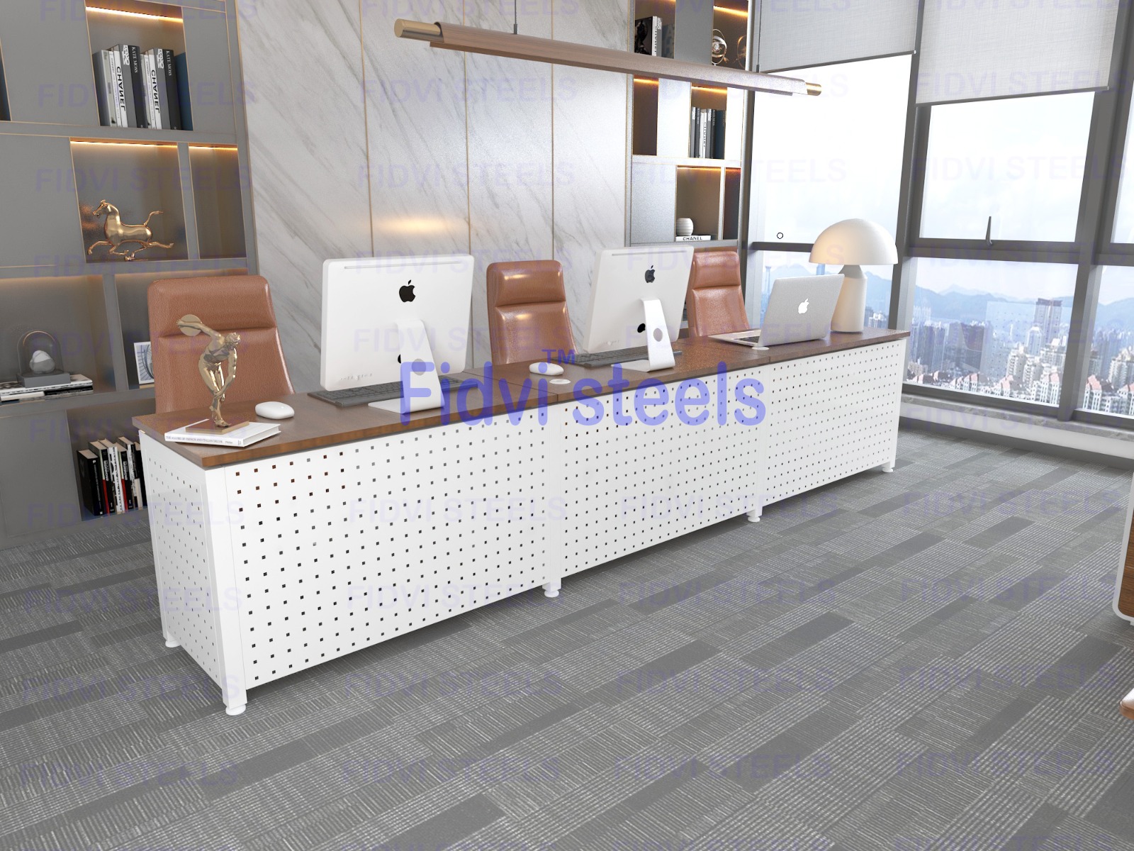 Linear Office Workstation (Single Side & Double Side Seating)
