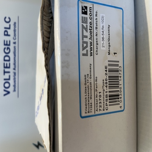 Lutze Cpsb1-480-24e Power Supply 723701 Input 200-240 Vac Output 24vdc 20a - Efficiency: Na