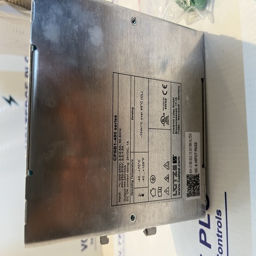 Lutze Cpsb1-480-24e Power Supply 723701 Input 200-240 Vac Output 24vdc 20a - Efficiency: Na
