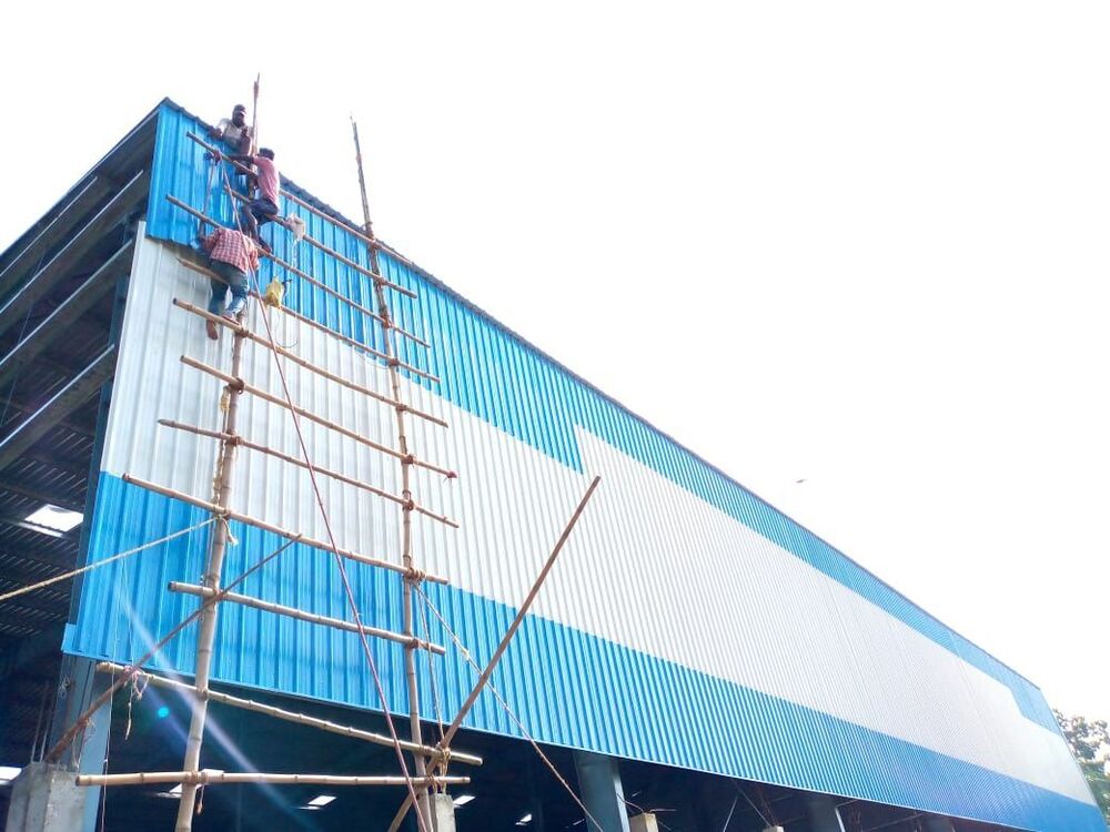 Prefabricated Cold Storage Building - Steel, .50mm Wall Thickness | Eco-friendly, Temperature Customizable, Waterproof, Versatile Capacity