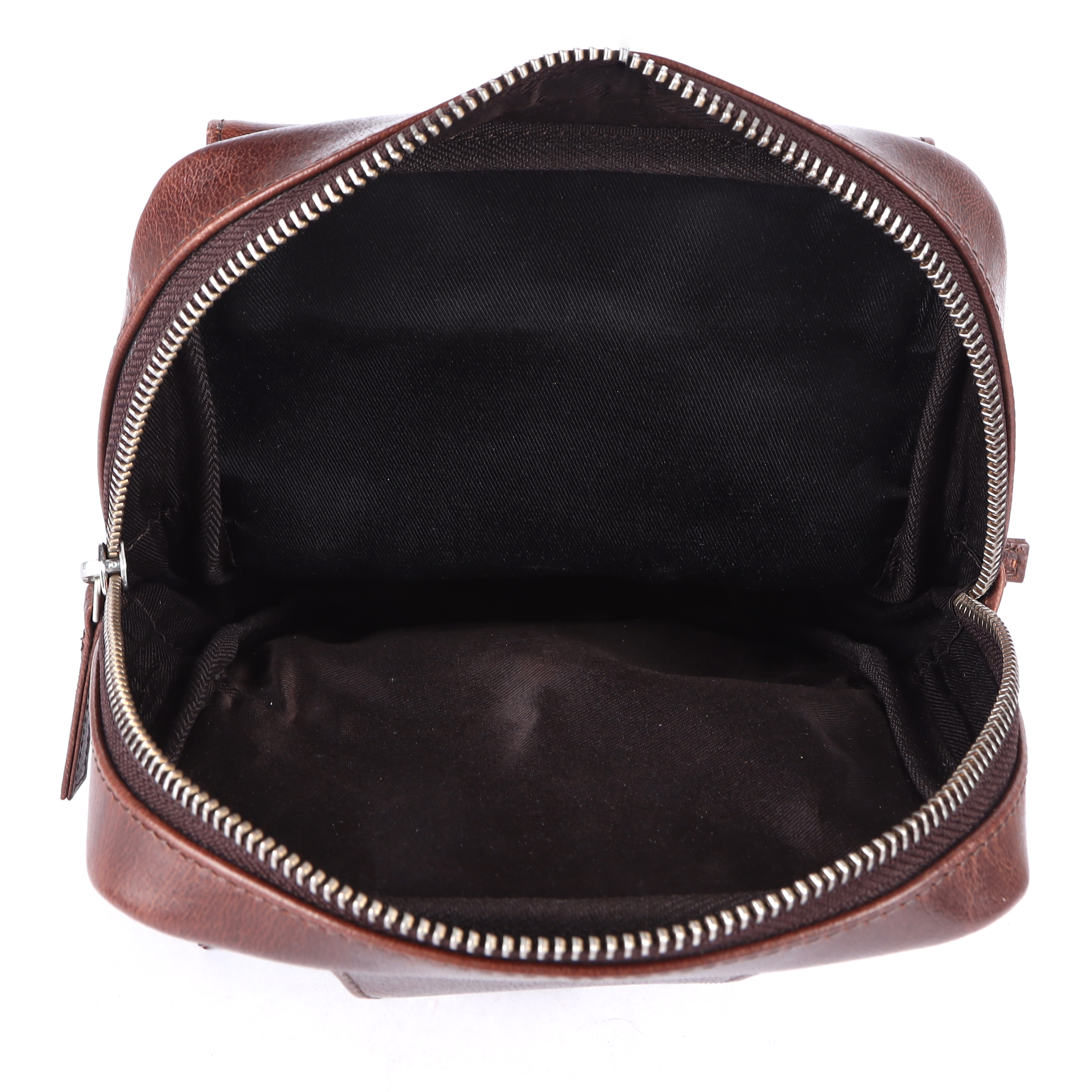 Vintage Compact Leather Sling Bag