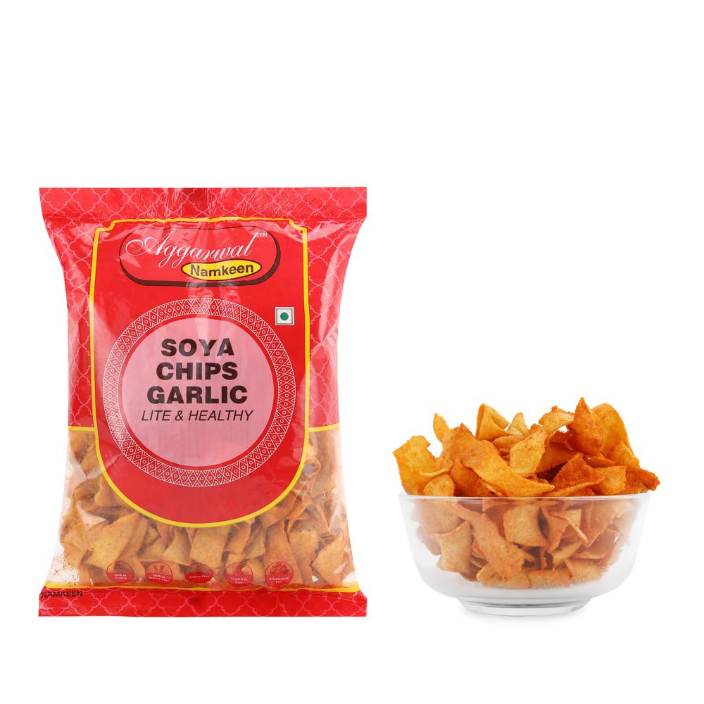Soya Garlic Chips - Feature: No Artificial Colors Or Flavors