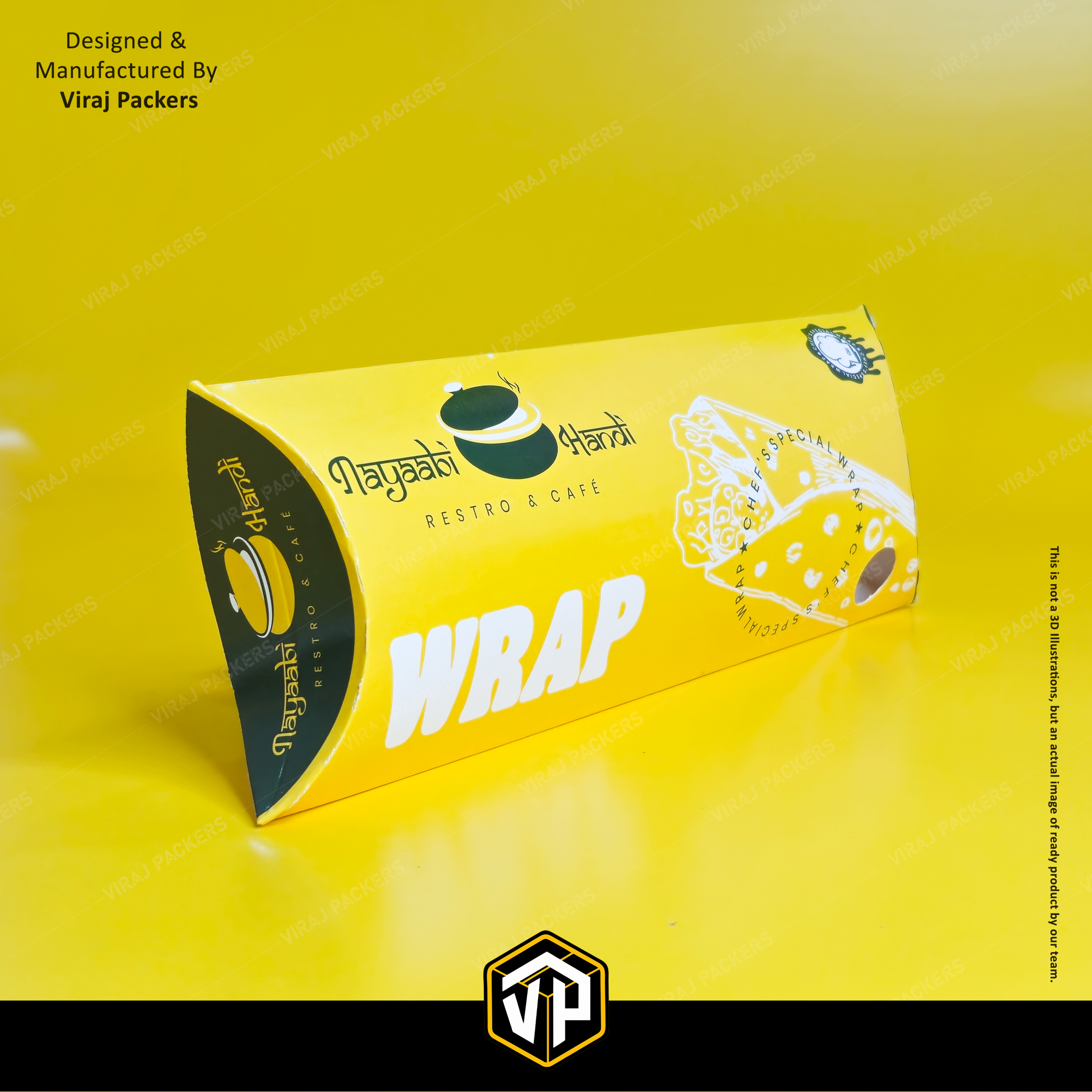 Customize Wrap Roll Packaging Boxe - Finishing: Glossy Lamination