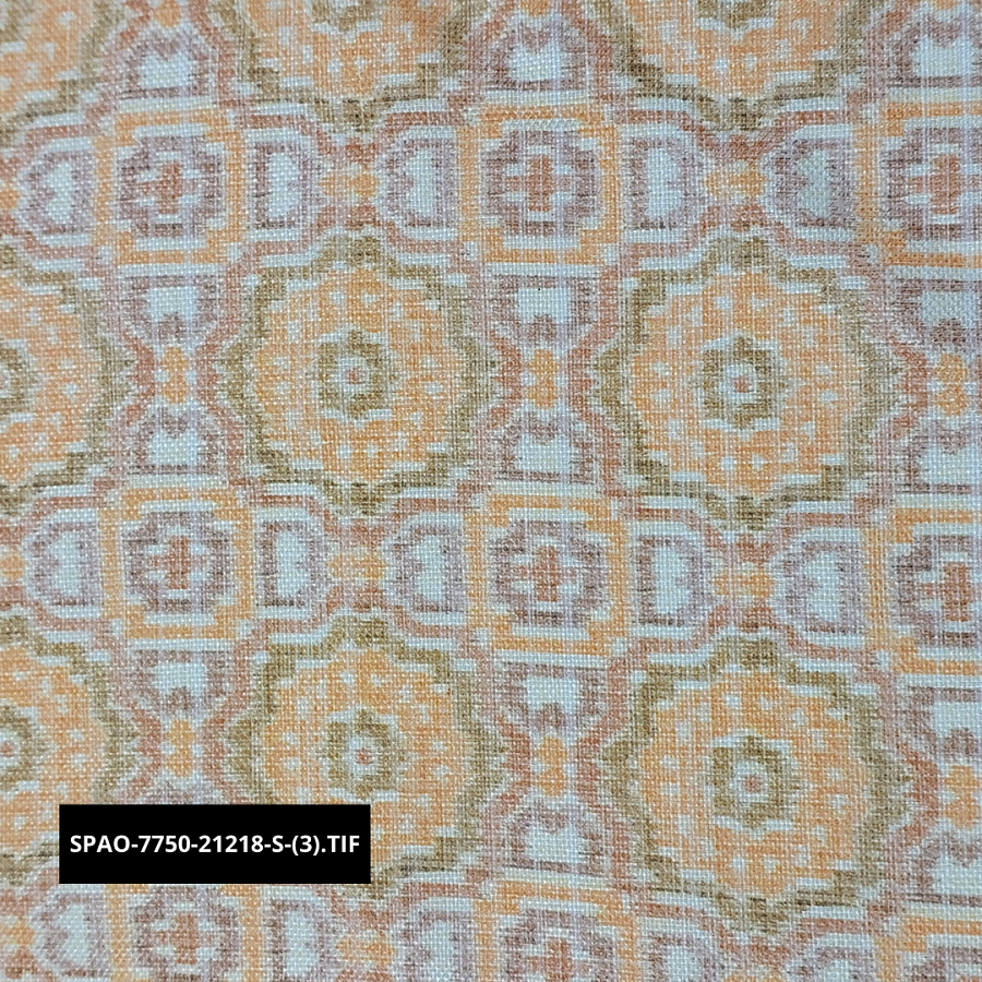 Floral Digital Print Linen Touch Fabric