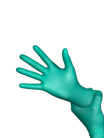 Nitrile Green Powder-Free Surgical Gloves