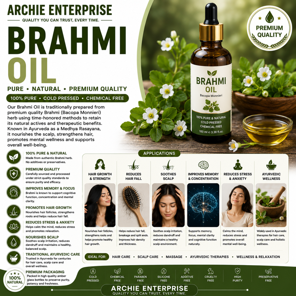 Brahmi Essential Oil - Ingredients: Herbs